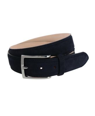 Men's Armando Italian Suede 35mm Feathered Edge Belt
