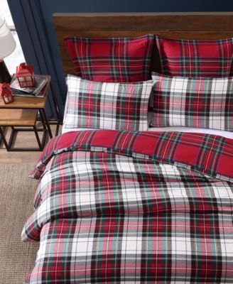 Spencer Plaid Flannel 3-Pc. Comforter Set, King/California King