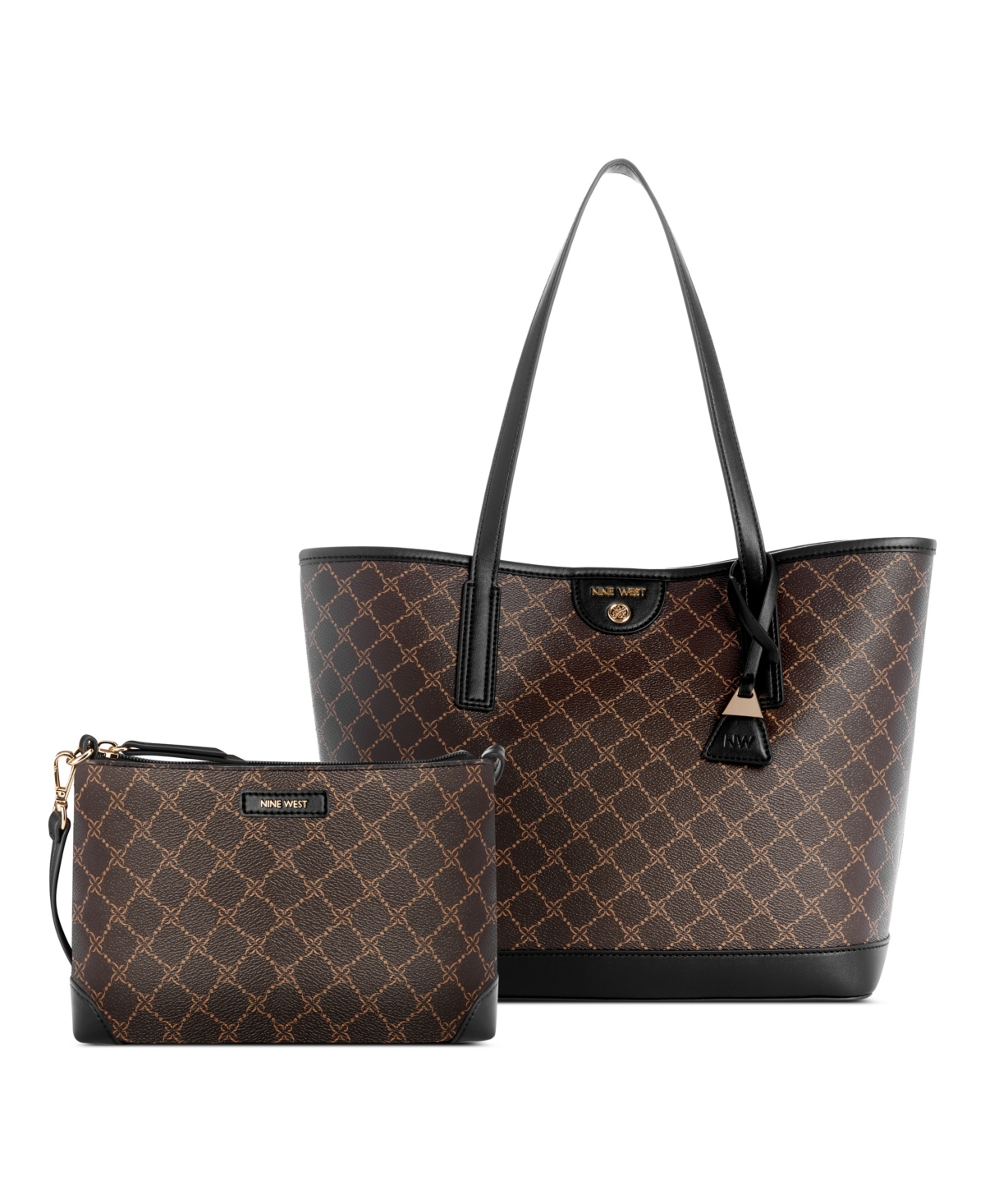 Teagan 2 In 1 Tote - Black