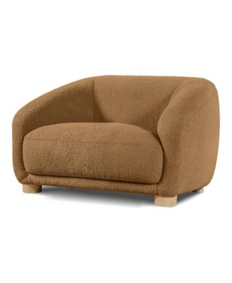 42" Waxley Chemille Sloped Arm Chair