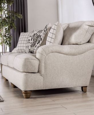 93" Stacy Pleated Arm Sofa