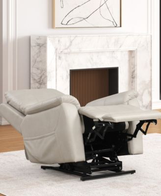 36" Moonrise Artificial Leather Power Recliner Lift Chair