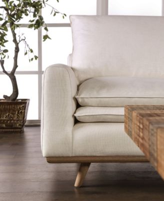 83" Kasi Cotton Round Arm Sofa