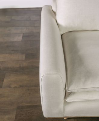 83" Kasi Cotton Round Arm Sofa