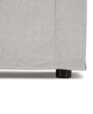 68" Linen Maddy 2-Seater Narrow Track Arm Loveseat