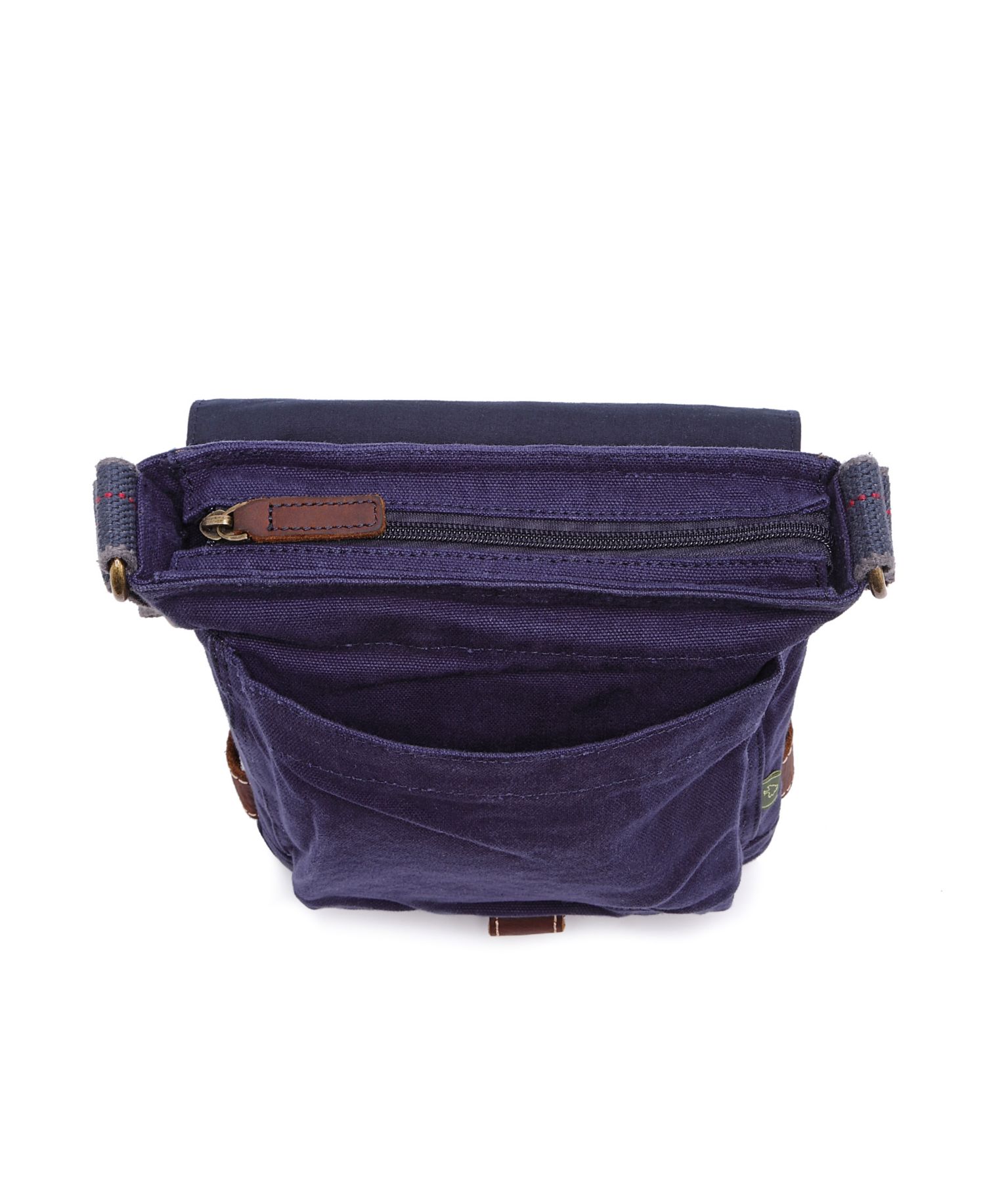 Atona Classic Flap Canvas Crossbody Bag