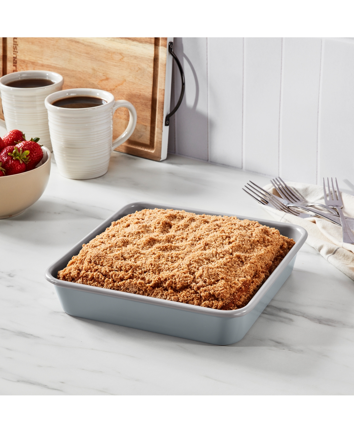 Cuisinart Culinary Collection Ceramic Nonstick Bakeware 9" Square Cake Pan In No Color