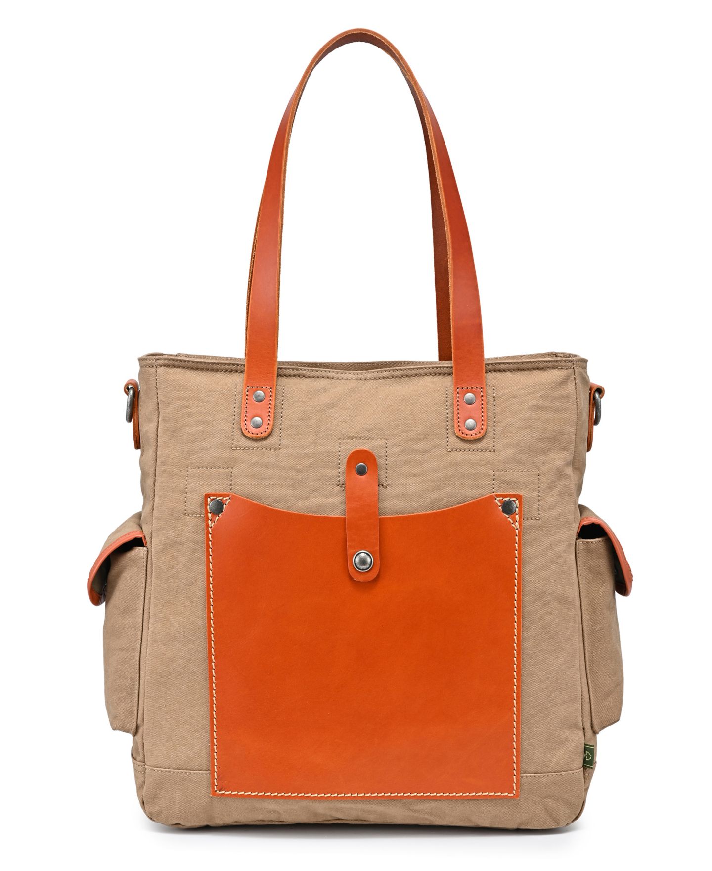 Женская сумка TSD BRAND Super Horse Canvas, цвет: Коричневый — фото 1
