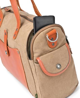 Super Horse Canvas Satchel Bag