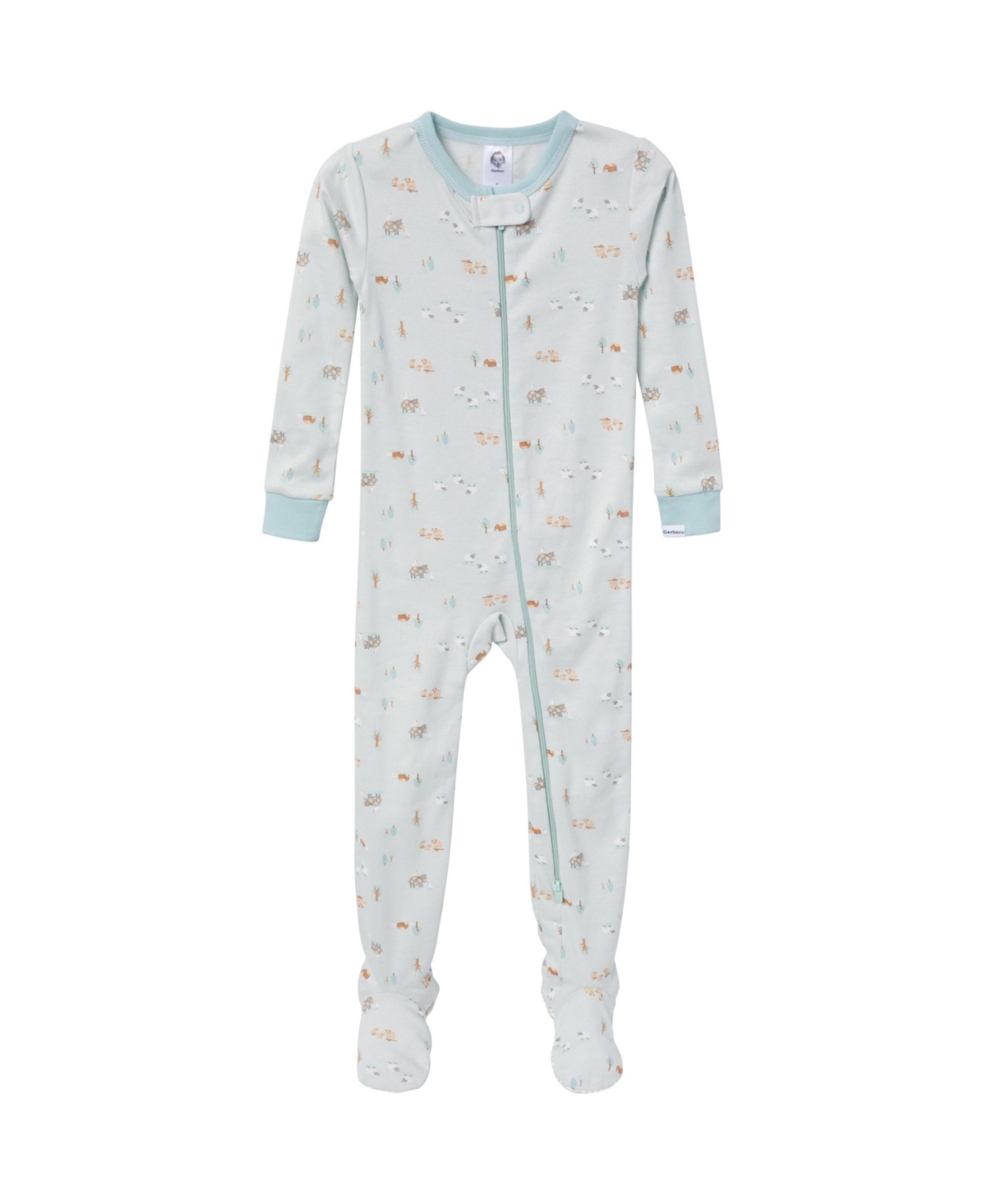 Gerber Baby Boys Snug Fit Footed Pajamas, 2-Pack