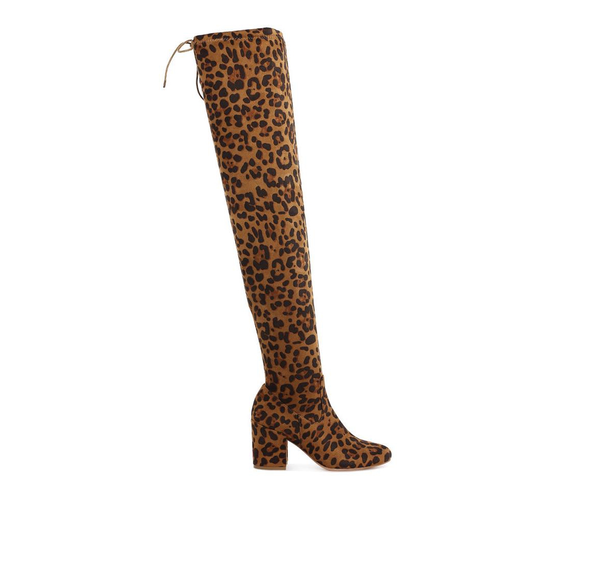 London Rag Liama Minimal Drawstring Detail Knee-High Boots