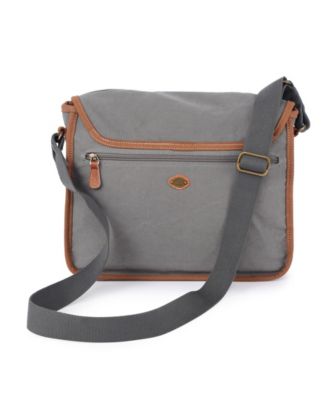 Dolphin Canvas Messenger Bag