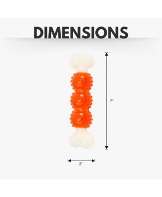 Bone-a-Treat Dog Chew Toy Bone – Promote Dental Health & Engaging Playtime