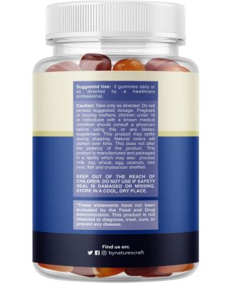 Men's Multivitamin Gummies with Orange, Cherry & Strawberry Flavors, Gummies with Zinc and Biotin for Immune Support and Energy, 90ct