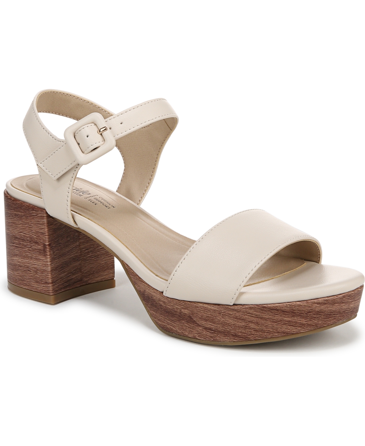 LIFESTRIDE WOMEN'S RHYTHMN PLATFORM BLOCK HEEL SANDALS 