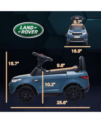 2 in 1 Land Rover Licensed 6V Ride On Car, Sliding Car, Light