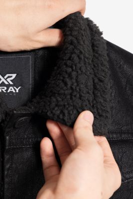 Boys Faux Suede Ranger Jacket With Faux Shearling Lining