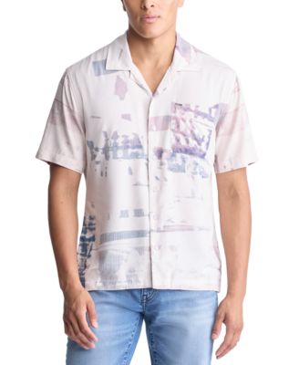 Buffalo David Bitton - Men's Sabob Abstract Print Short-Sleeve Button-Up Shirt