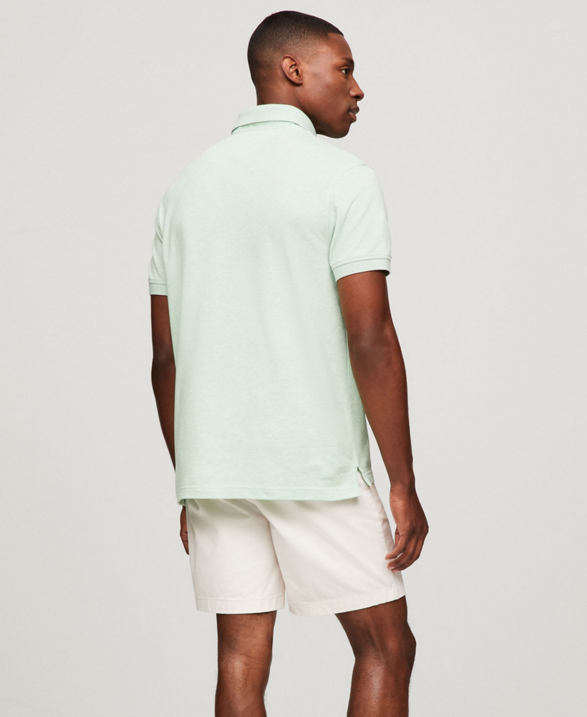 Tommy Hilfiger Men's Cotton Classic Fit 1985 Polo In Mint Gel Heather