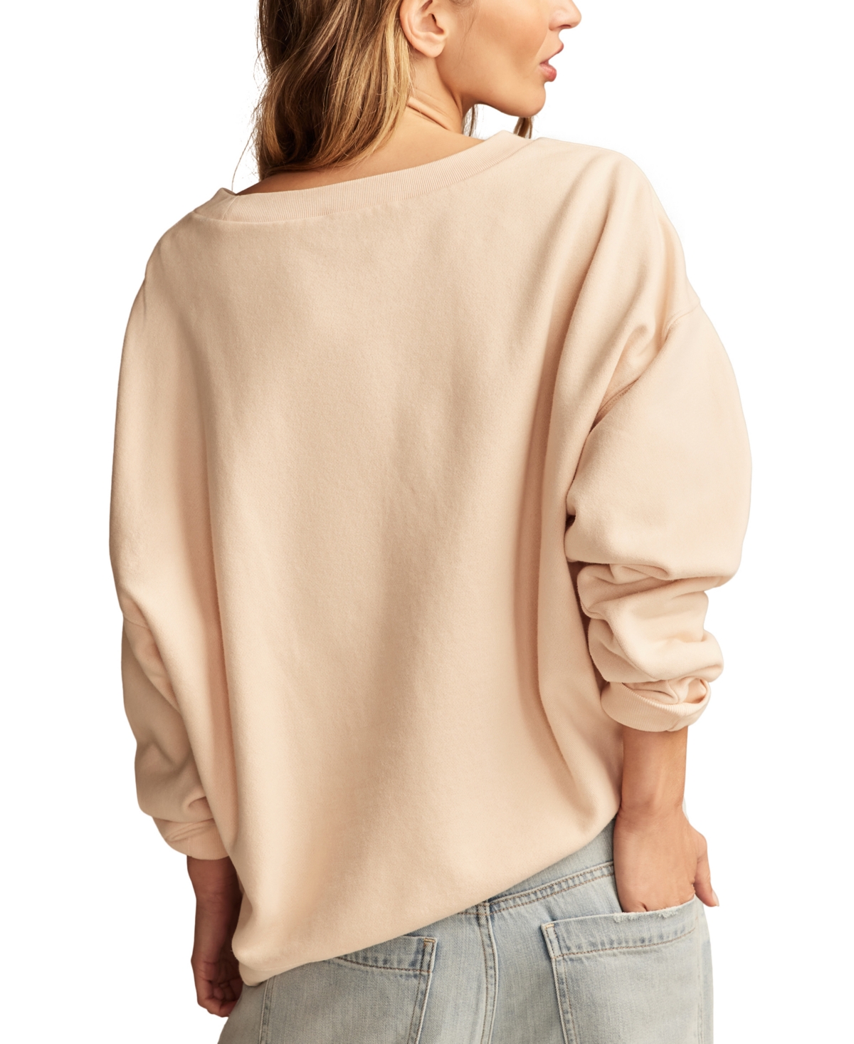 LUCKY BRAND WOMEN'S ALPINE SOCIAL CLUB GRAPHIC SWEATSHIRT 