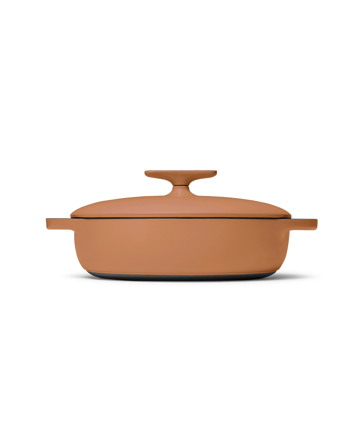 Caraway Enameled Cast Iron 3.5 Qt Braiser With Lid In Rust