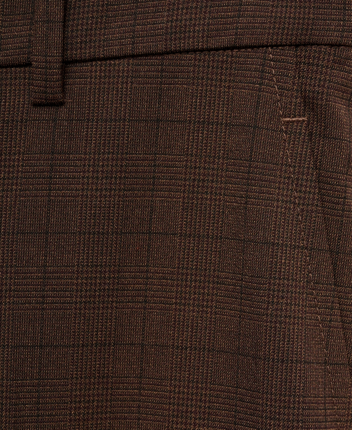 Mango Women's Straight Checked Pants