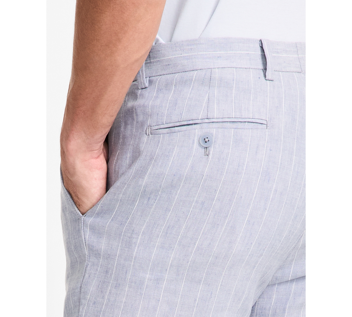Calvin Klein Men's Slim-fit Suit Pants In Blue