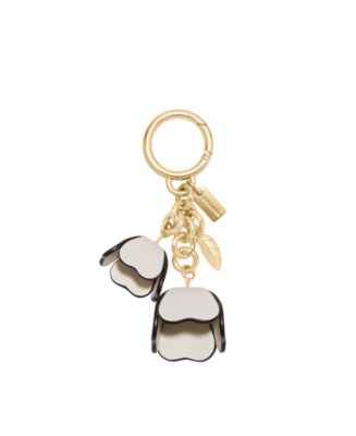 小物 COACH Tea Rose Bag Charm l key ring COACH Essential Tea Rose Bag Charm - Macy's