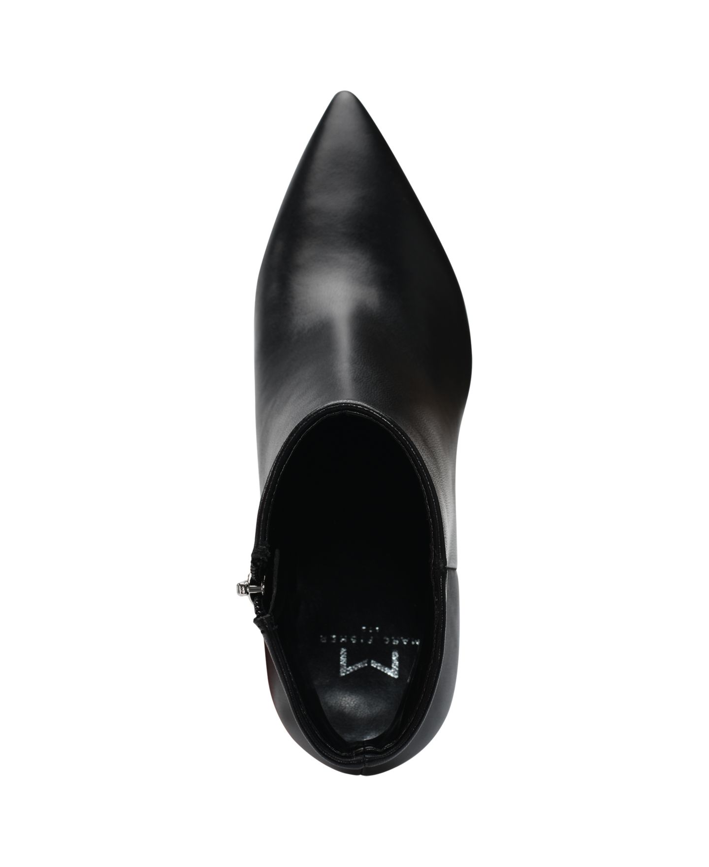Женские ботинки Marc Fisher LTD Jarli Block Heel Dress Booties, цвет: Чёрный кожаный — фото 4