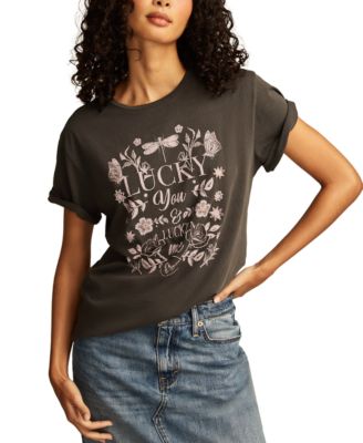 Women's Graphic Print Crewneck T-Shirt