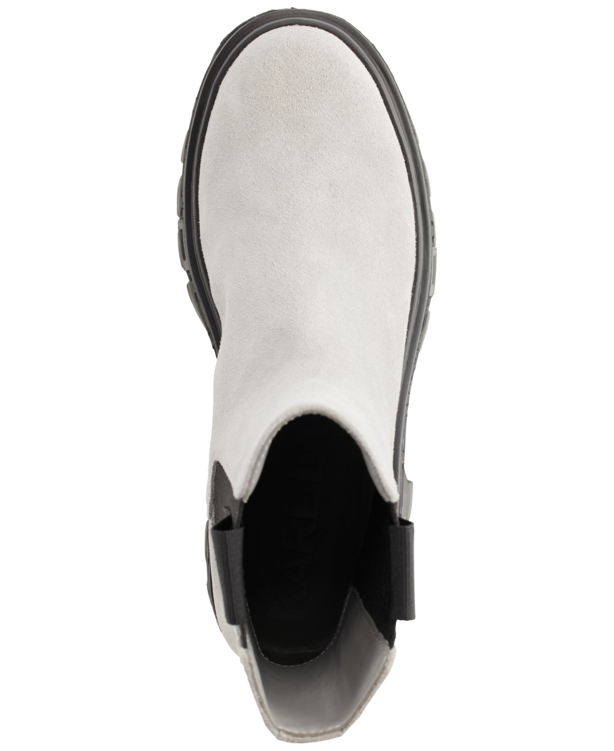 Karl Lagerfeld Paris Londyn Lug Sole Chelsea Boot In Gray