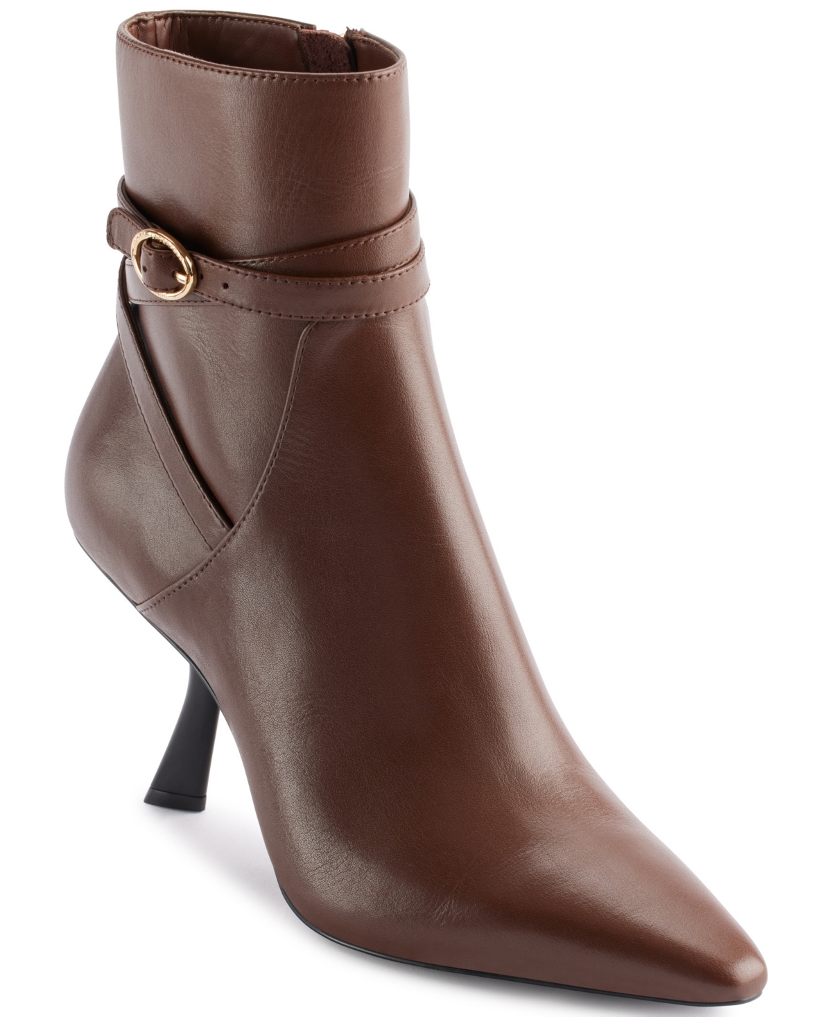 Karl Lagerfeld Paris Karly Bootie In Cognac