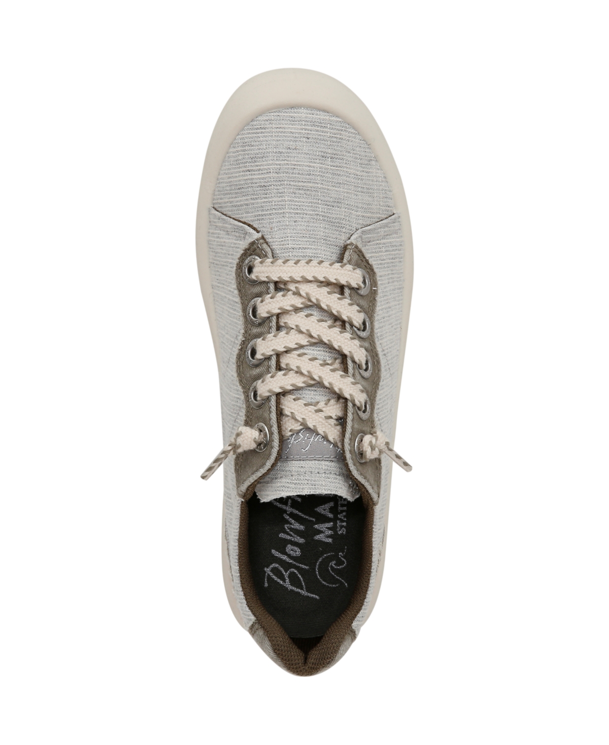 Shop Blowfish Malibu Women's Boardwalk Lace Up Sneakers In Grey Fabric