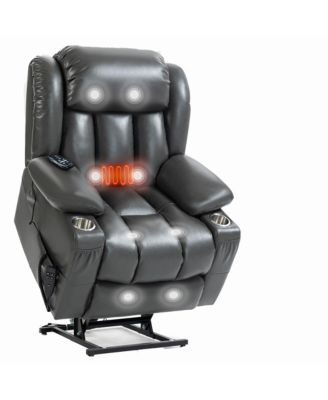 1 Pc 8-Point Massage, Lumbar Heat Power Lift Recliner Chair
