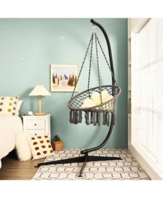 Solid Steel C Hammock Frame Stand