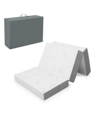 4 Inch Tri-fold Cool Gel Memory Foam Mattress-Twin XL