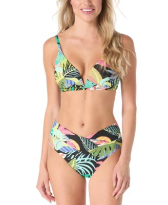 Womens Astra Printed V Neck Bikini Top Serene Printed Bikini Bottoms