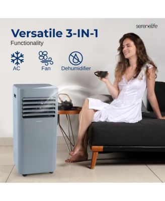 8000 BTU Portable Dehumidifier and Fan Modes Air Conditioner