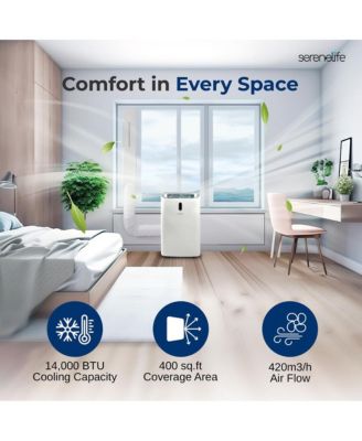 Portable Air Conditioner, 14000 BTU, Dehumidifier & Fan Modes