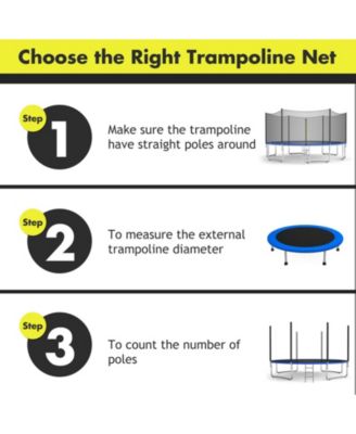 Trampoline Safety Replacement Protection Enclosure Net