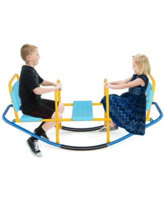 Outdoor Kids Seesaw Swivel Teeter for 3 to 8 Years Old