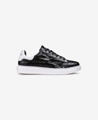KARL LAGERFELD PARIS Men's Patent Leather Embossed Signature