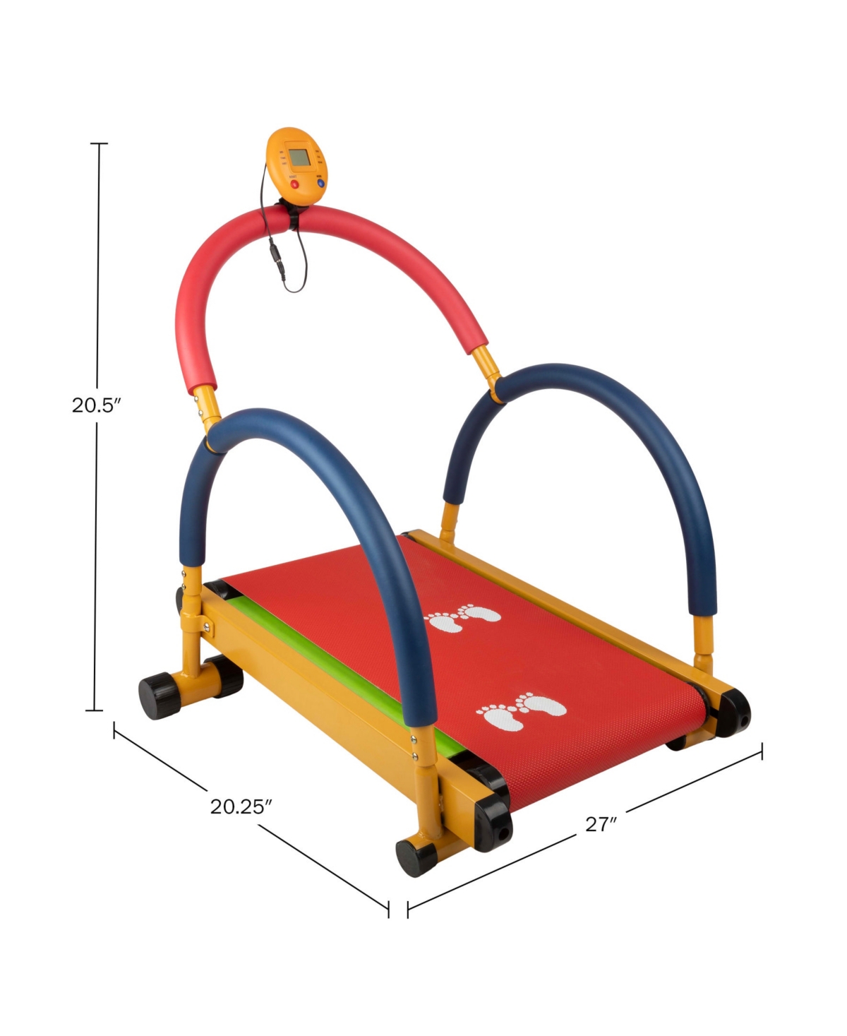 Trademark Global Hey Play Kids Exercise Equipment Treadmill In Multicolor