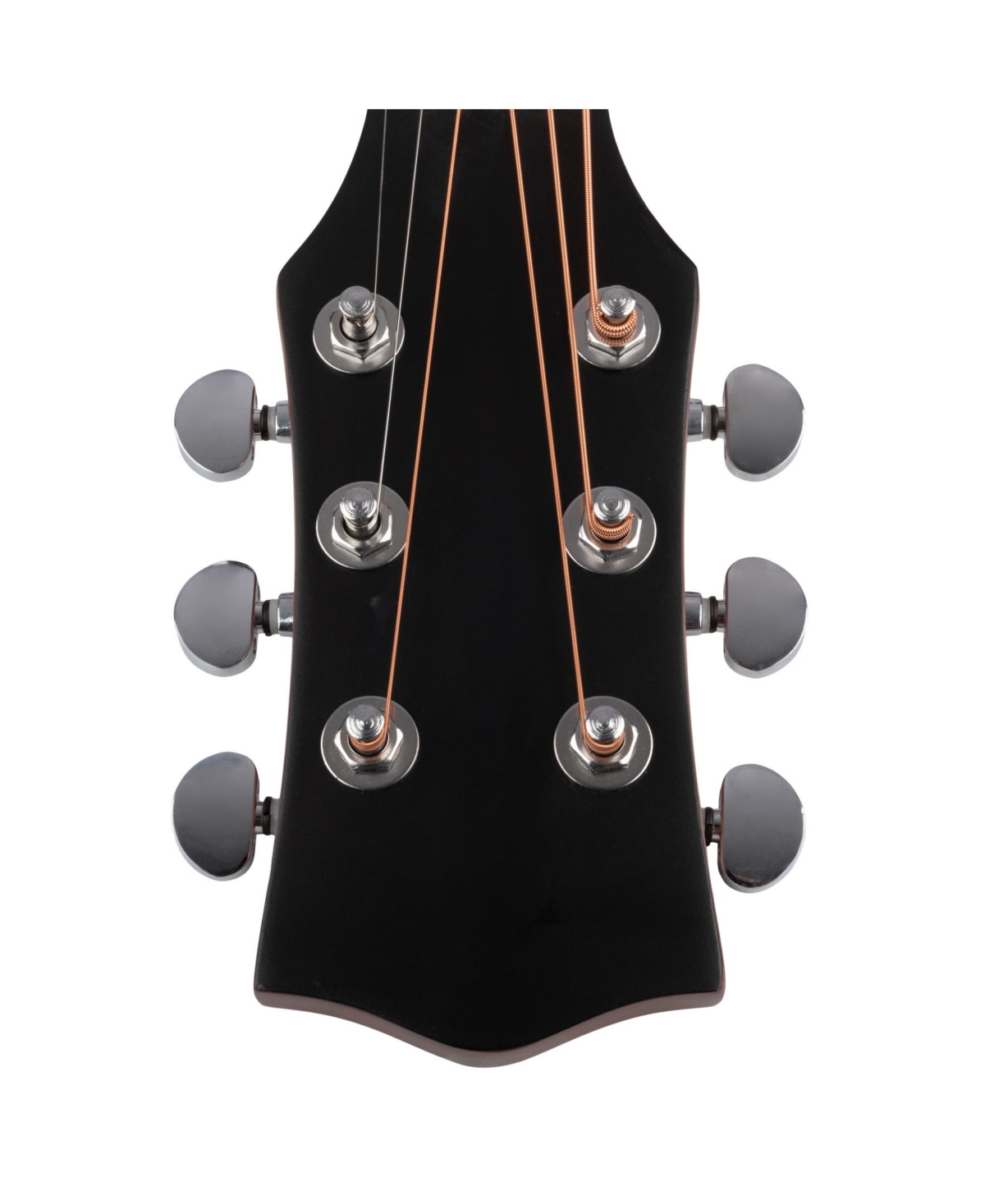 Trademark Global Hey Play 41" Acoustic Guitar Kit With Case In Black
