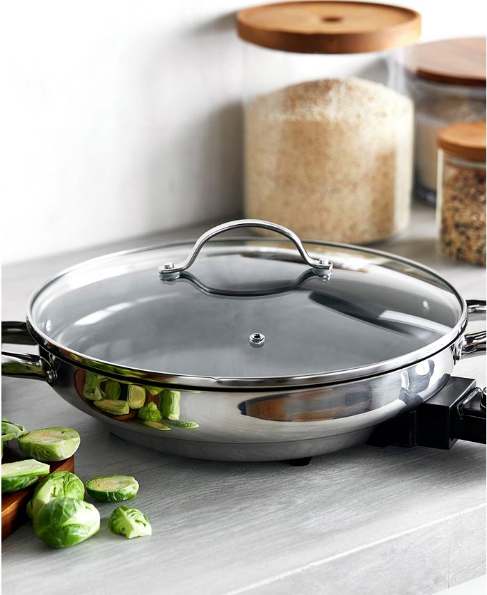 GreenPan Bistro 12 Nonstick Electric Skillet - Silver - No Size
