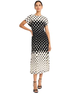 Donna Morgan - Women's Printed Midi Dress