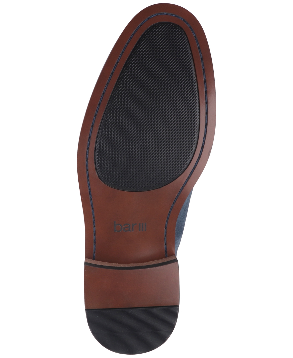 Bar Iii Men's Ashwell Longwing Oxford Shoes, Exclusively At Macy's In Navy Suede