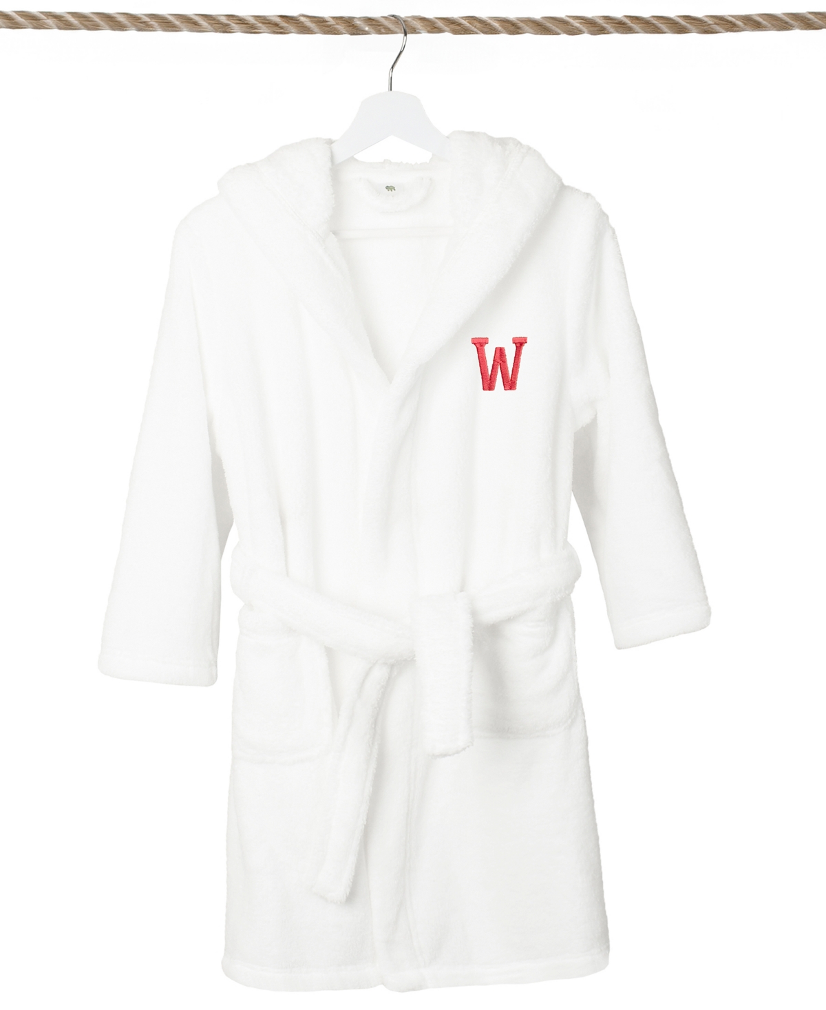 LINUM HOME PERSONALIZED KIDS SUPER PLUSH HOODED BATHROBE 