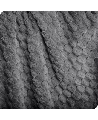 Bare Home Microplush Textured Throw