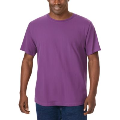 Men's Big and Tall Shrink-Less Lightweight Crewneck T-Shirt